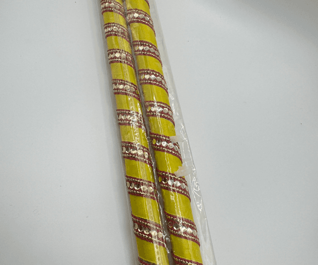 Dandiya sticks yellow 