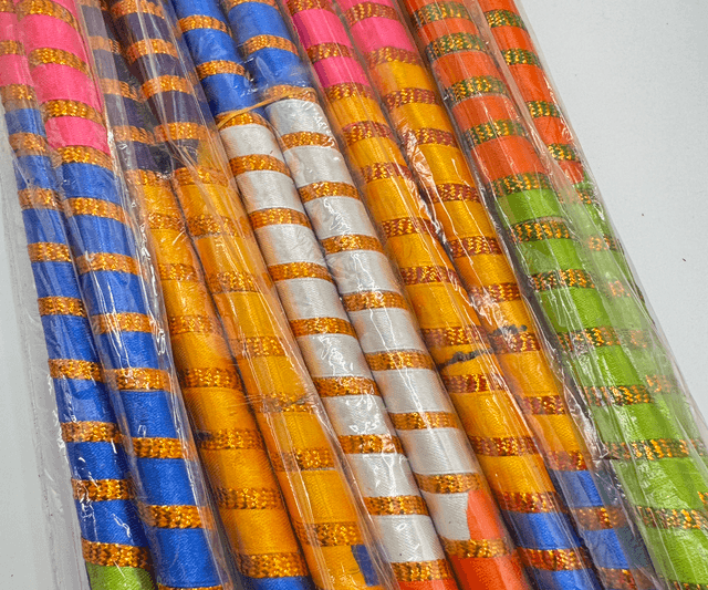 Dandiya sticks mixed colour 
